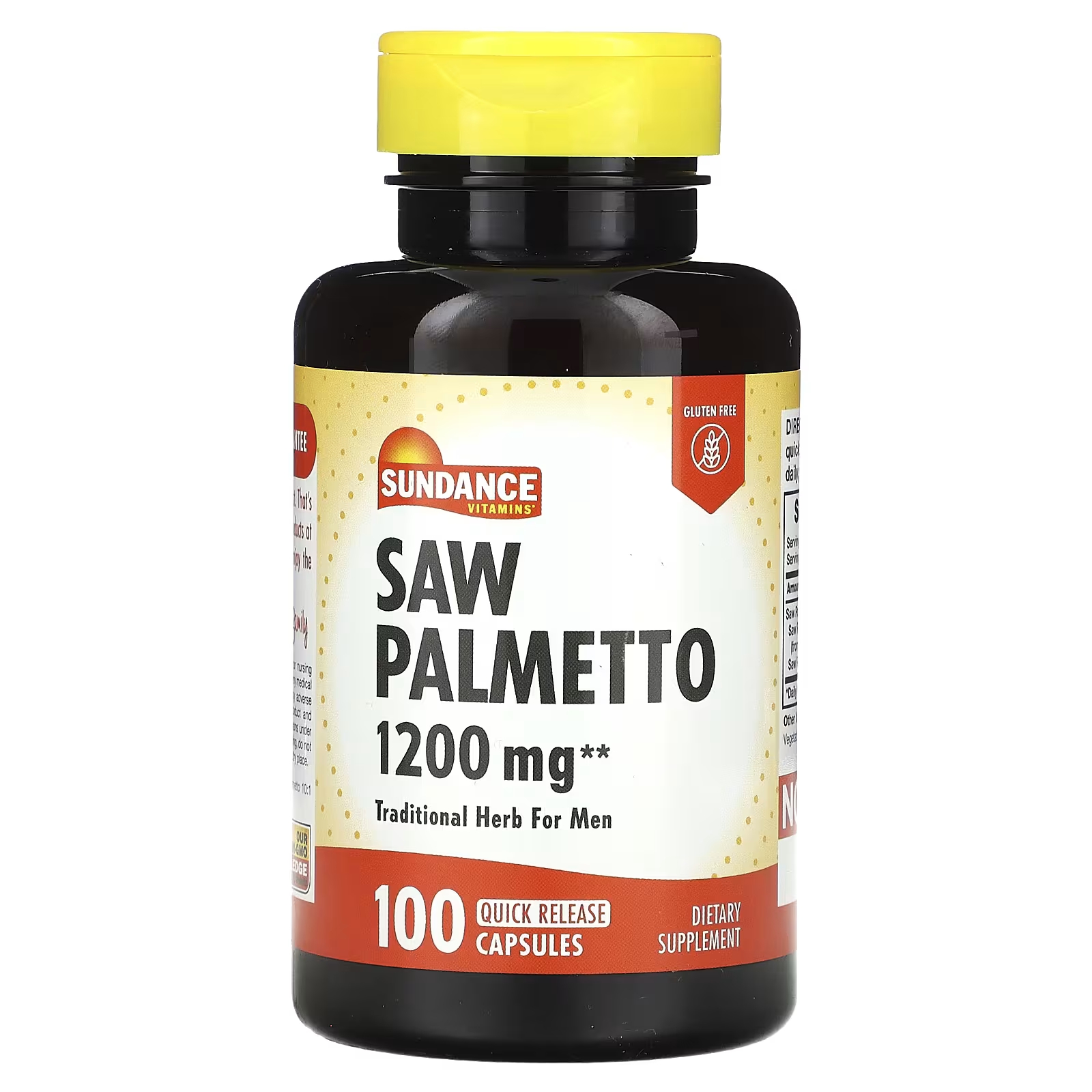 Витамины Sundance Vitamins Saw Palmetto 1200 мг, 100 капсул