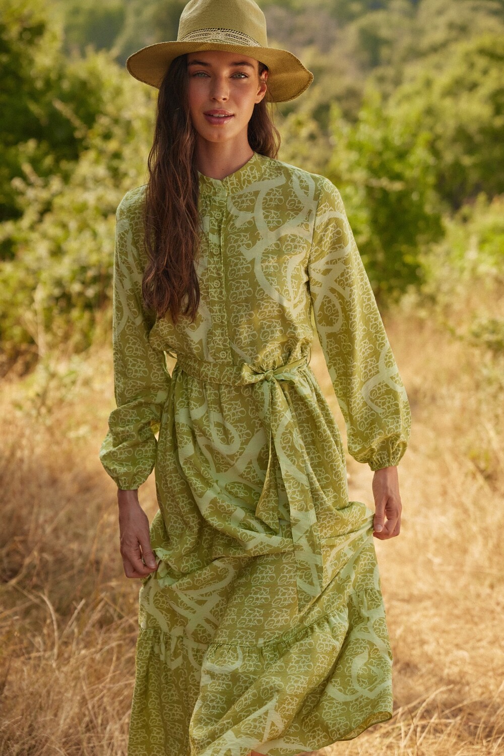 

Платье - Зеленое - Базовое Trendyol Modest, зеленый
