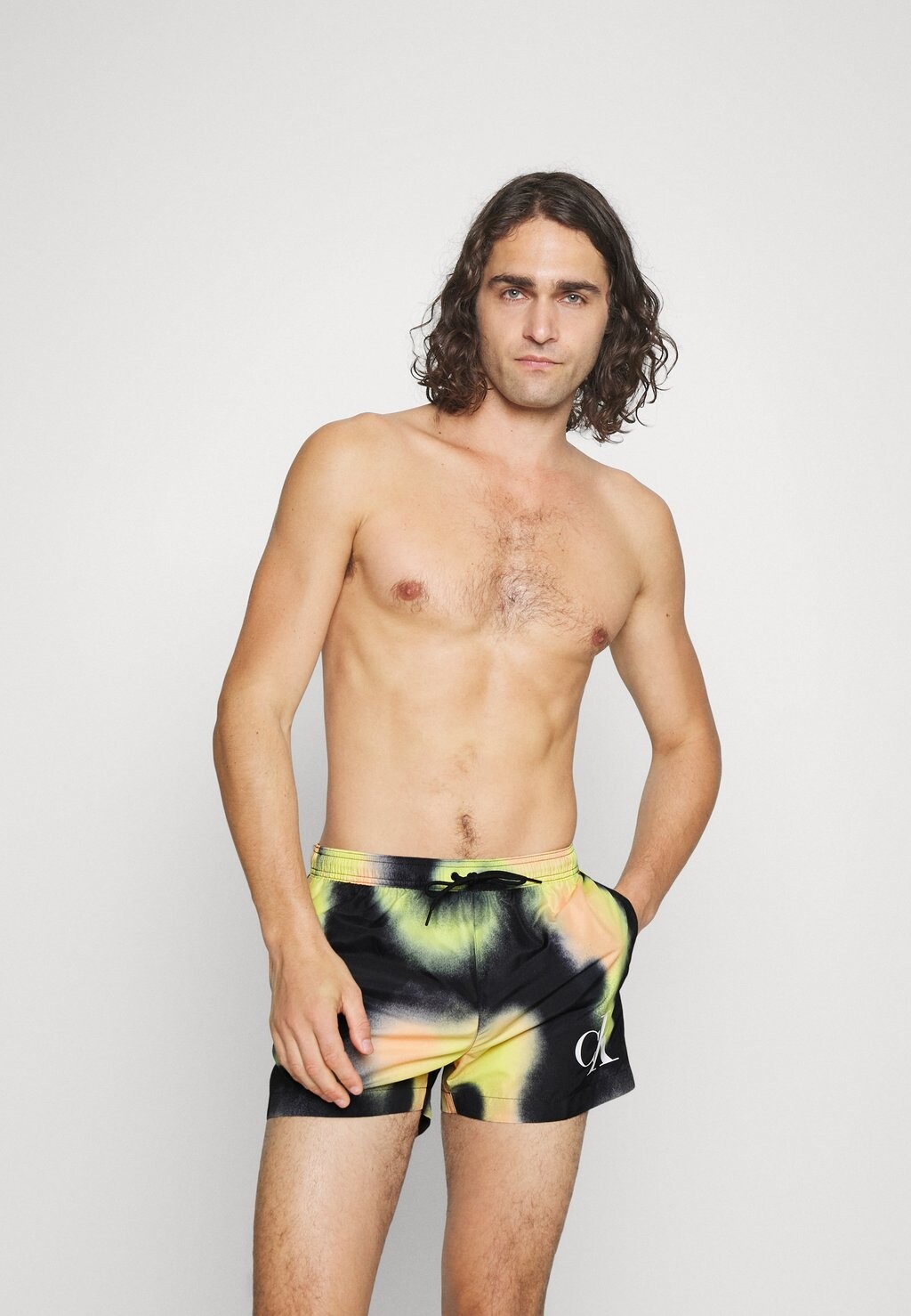 

Шорты для плавания Drawstring Calvin Klein Swimwear, цвет multi-coloured/black