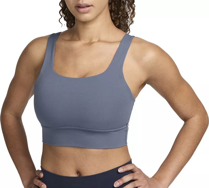 цена Женский удлиненный спортивный бюстгальтер с мягкой подкладкой Alate Ellipse средней поддержки Nike