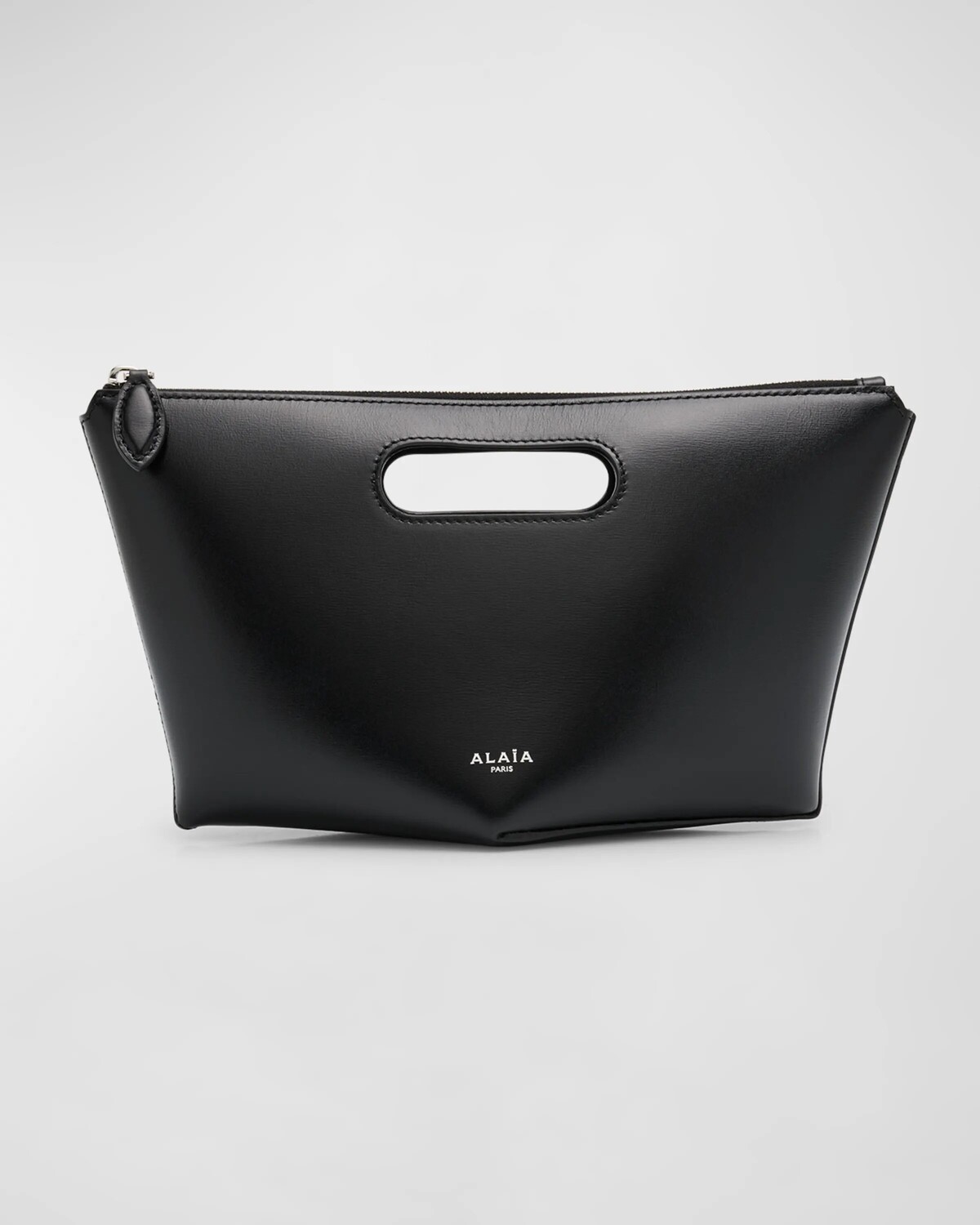 

Складной кожаный клатч на молнии Alaia, цвет Noir
