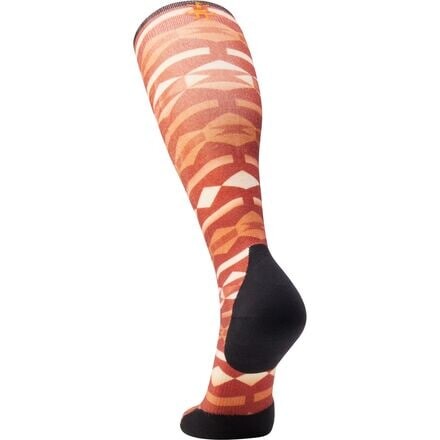 

Носки Ski Targeted Cushion с принтом Colliding Clouds OTC Smartwool, цвет Orange Rust