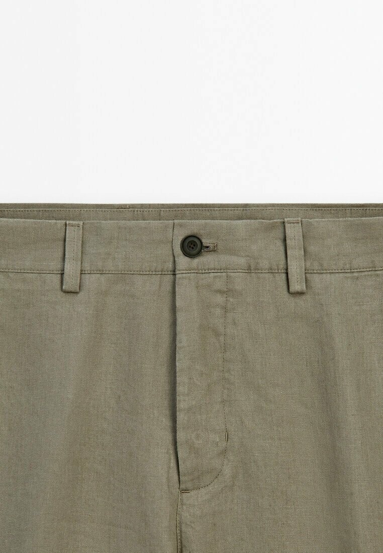 

Тканевые брюки Massimo Dutti, бежевый