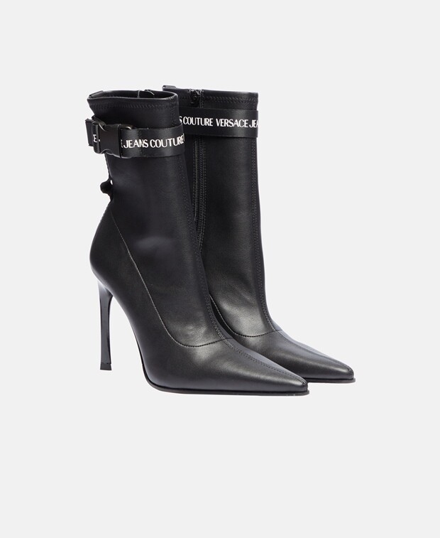 

Телячьи сапоги Versace Jeans Couture, черный