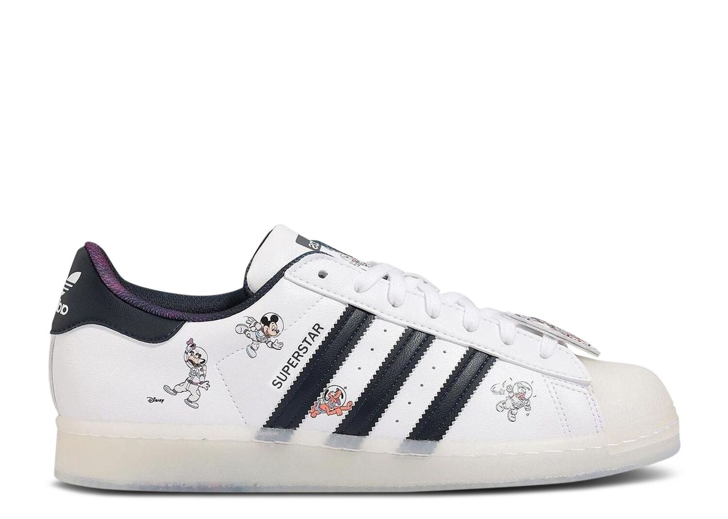 

Кроссовки adidas Disney X Superstar 'Space Journey - White', белый