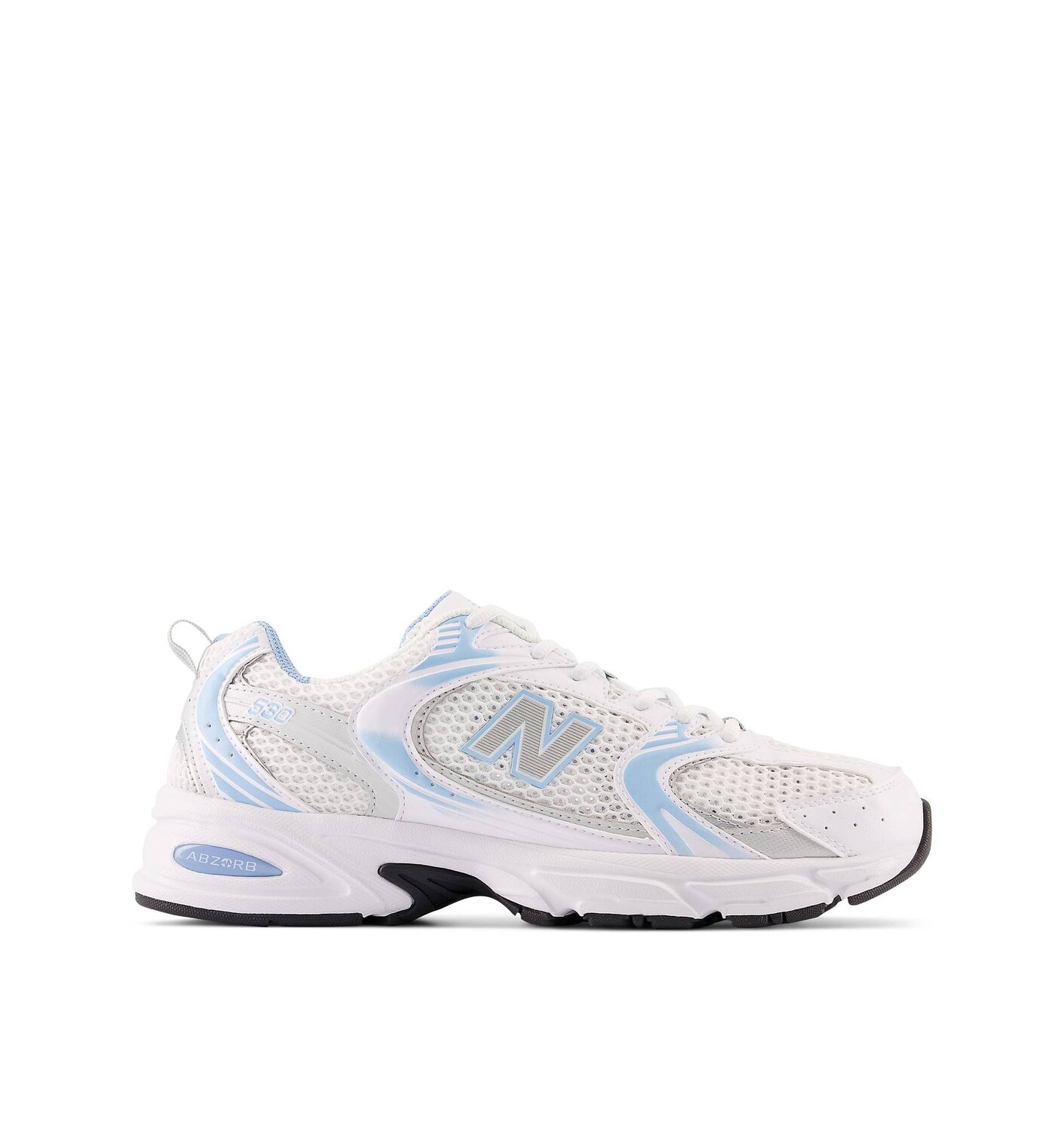 

Бело-голубые кроссовки New Balance 530, Синий