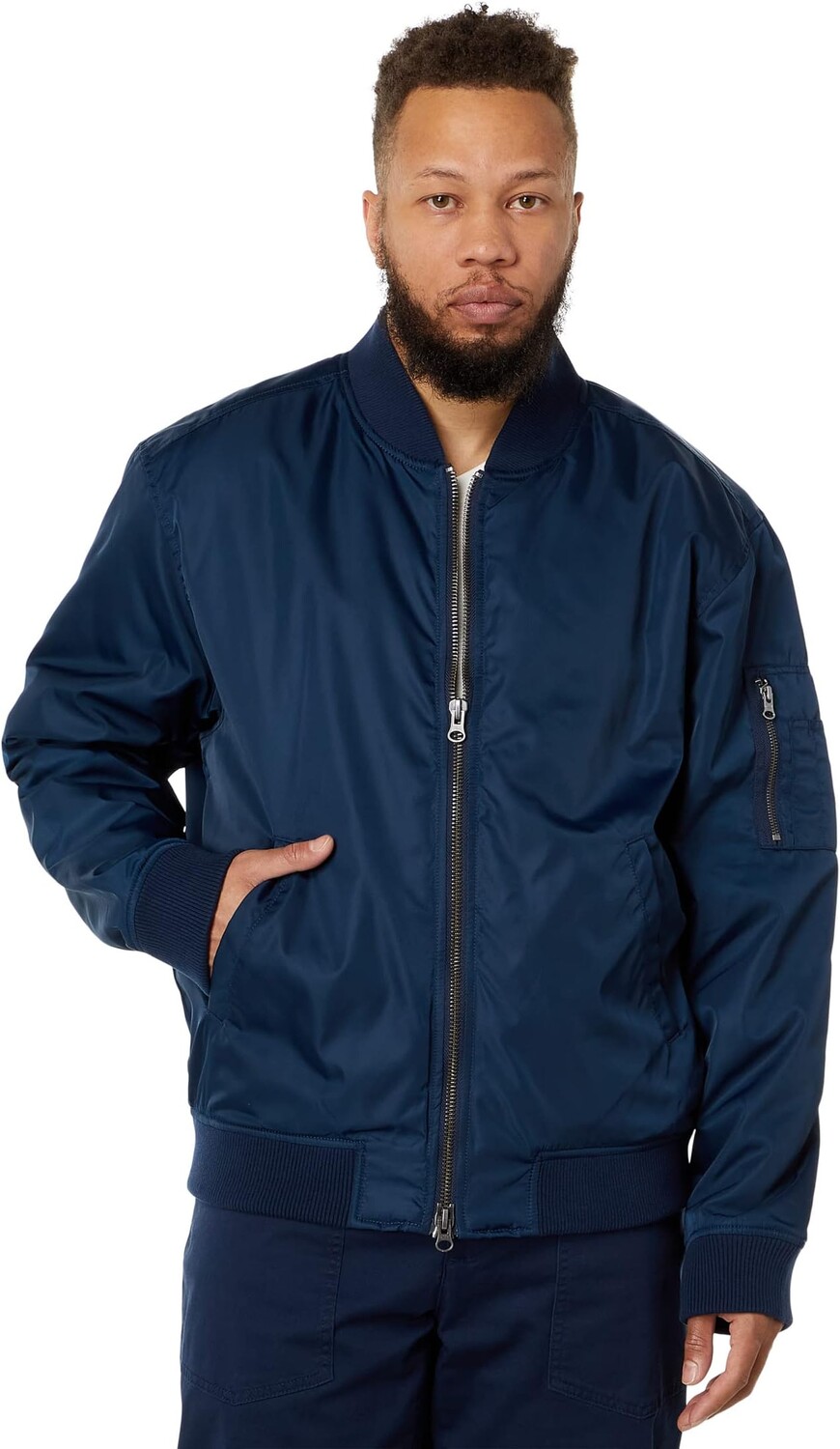 

Куртка Go-To Bomber Jacket LABEL, темно-синий