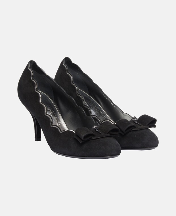 

ТУфли лодочки Salvatore Ferragamo, черный