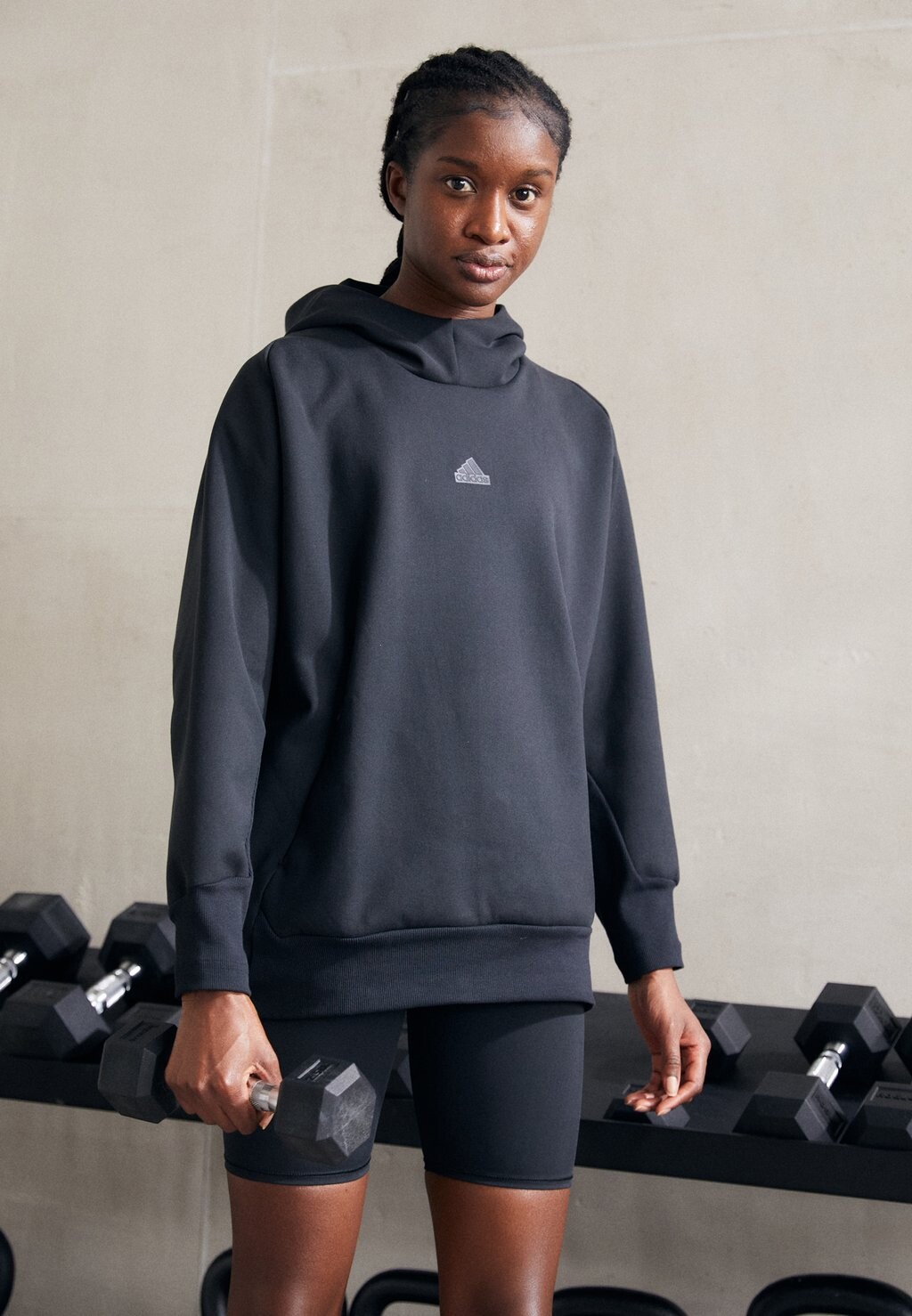 

Толстовка с капюшоном Z.N.E. Winterized Hoodie adidas Sportswear, черный