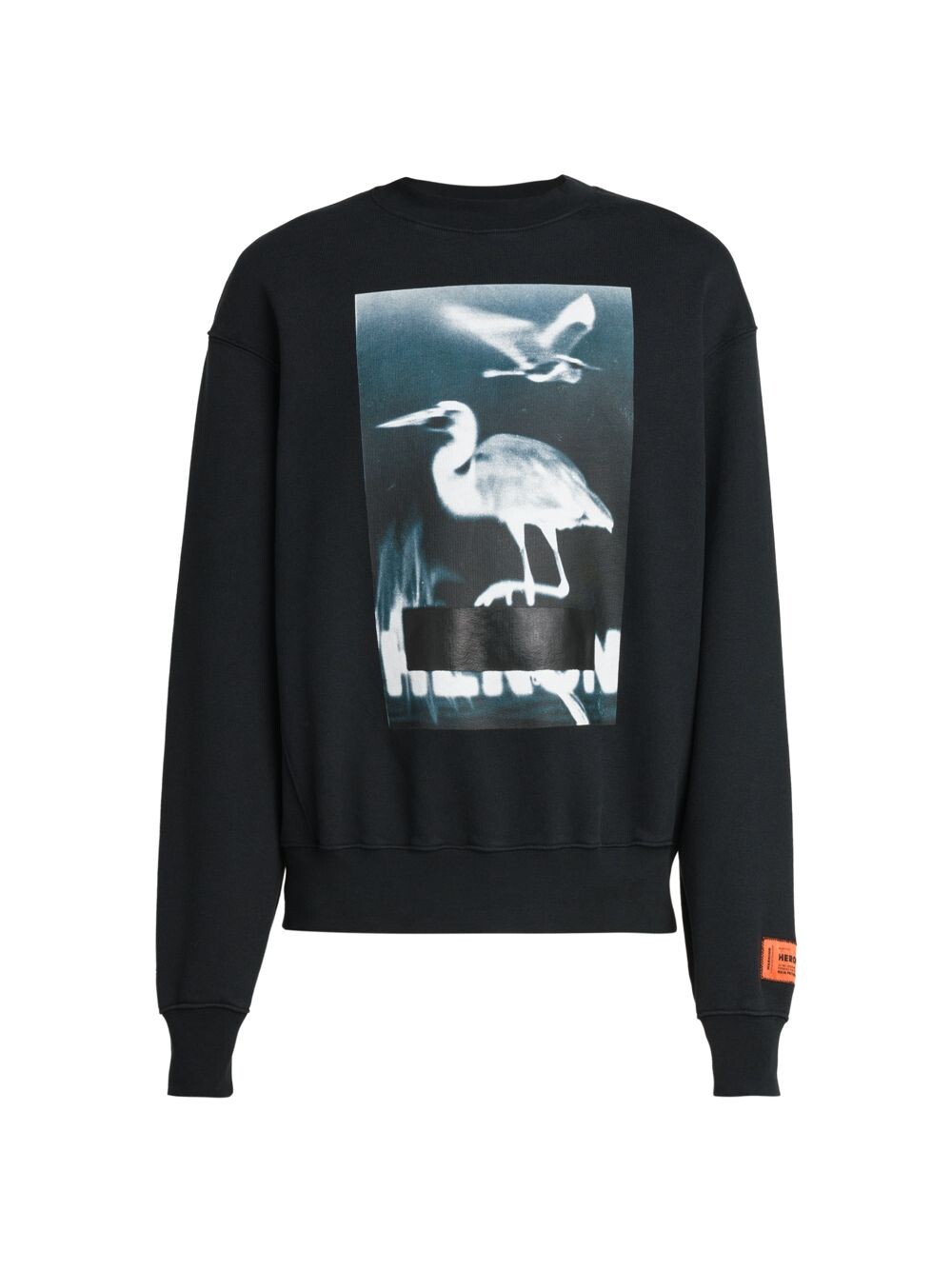 

Толстовка с изображением цензуры Heron Preston, черный