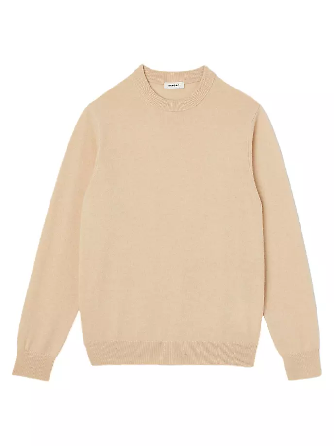 

Кашемировый свитер Sandro, цвет cream
