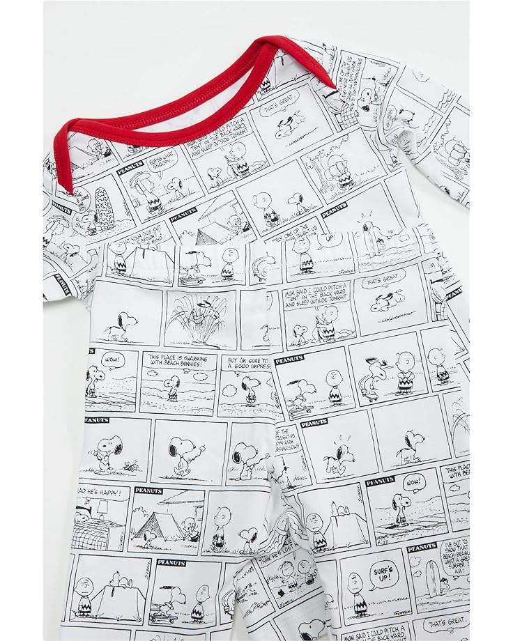 Пижамный комплект Bedhead Pajamas Booboo Long Sleeve Snug Fit PJ Set, цвет Peanuts Comic Strip