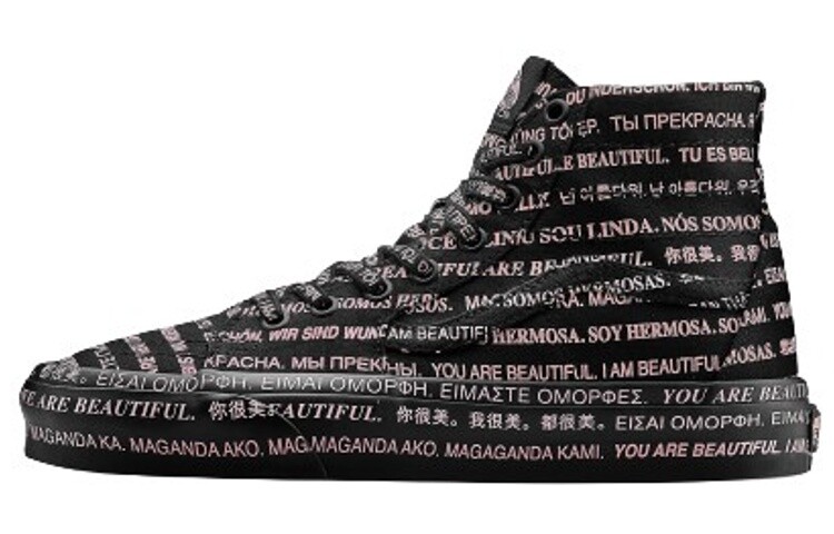 

Vans SK8-Hi Wmns Черный/Розовый