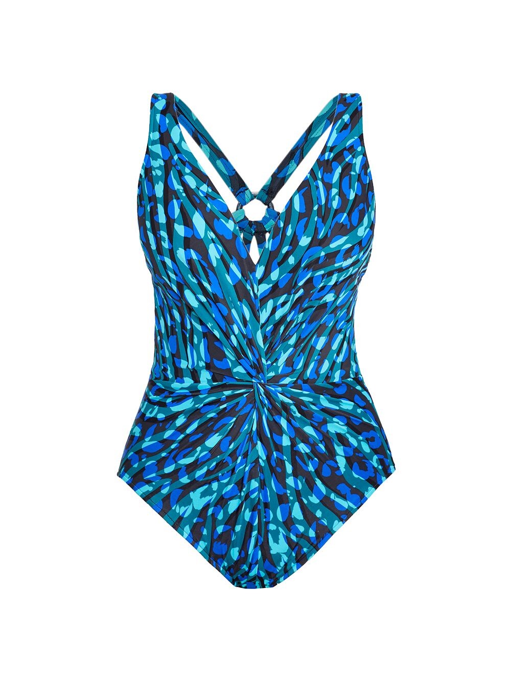 

Слитный купальник Animal Instinct Drew Magicsuit, синий
