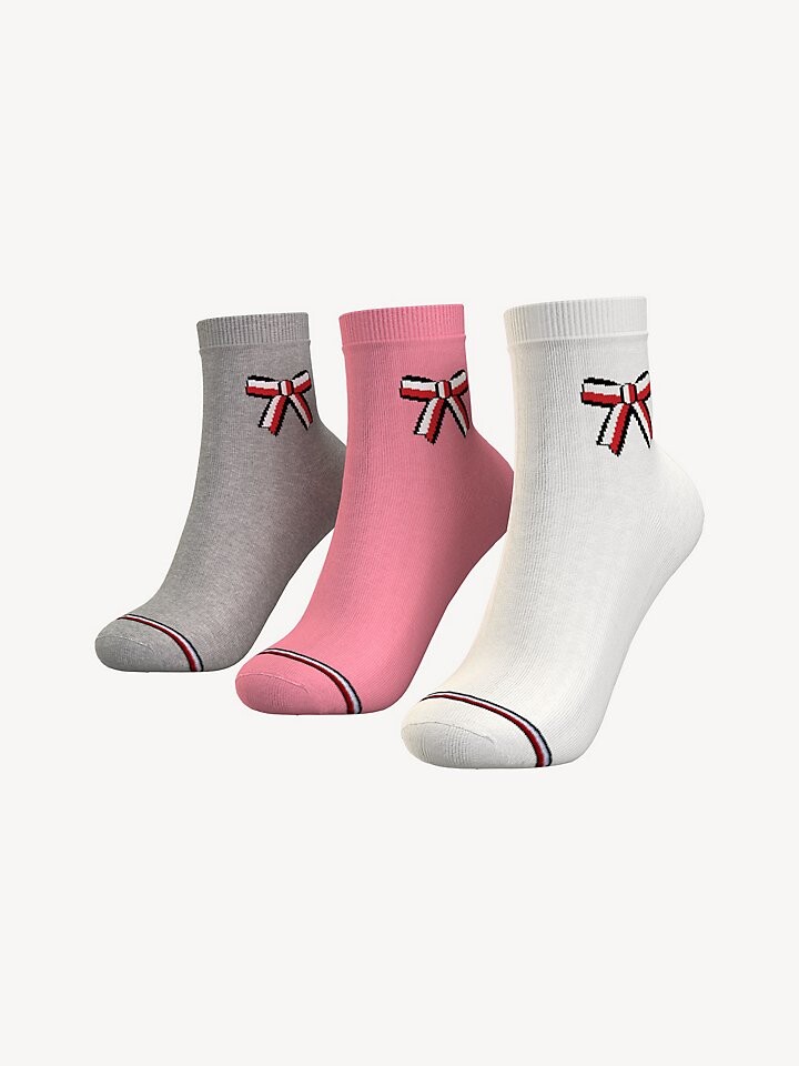 

Миниатюрные носки для брюк для больших детей, 3 шт. Tommy Hilfiger