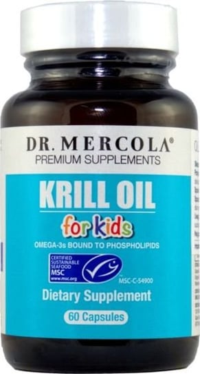 Dr Mercola, Масло криля для детей, 60 капсул dr mercola масло для загара 8 ж унц 236 мл