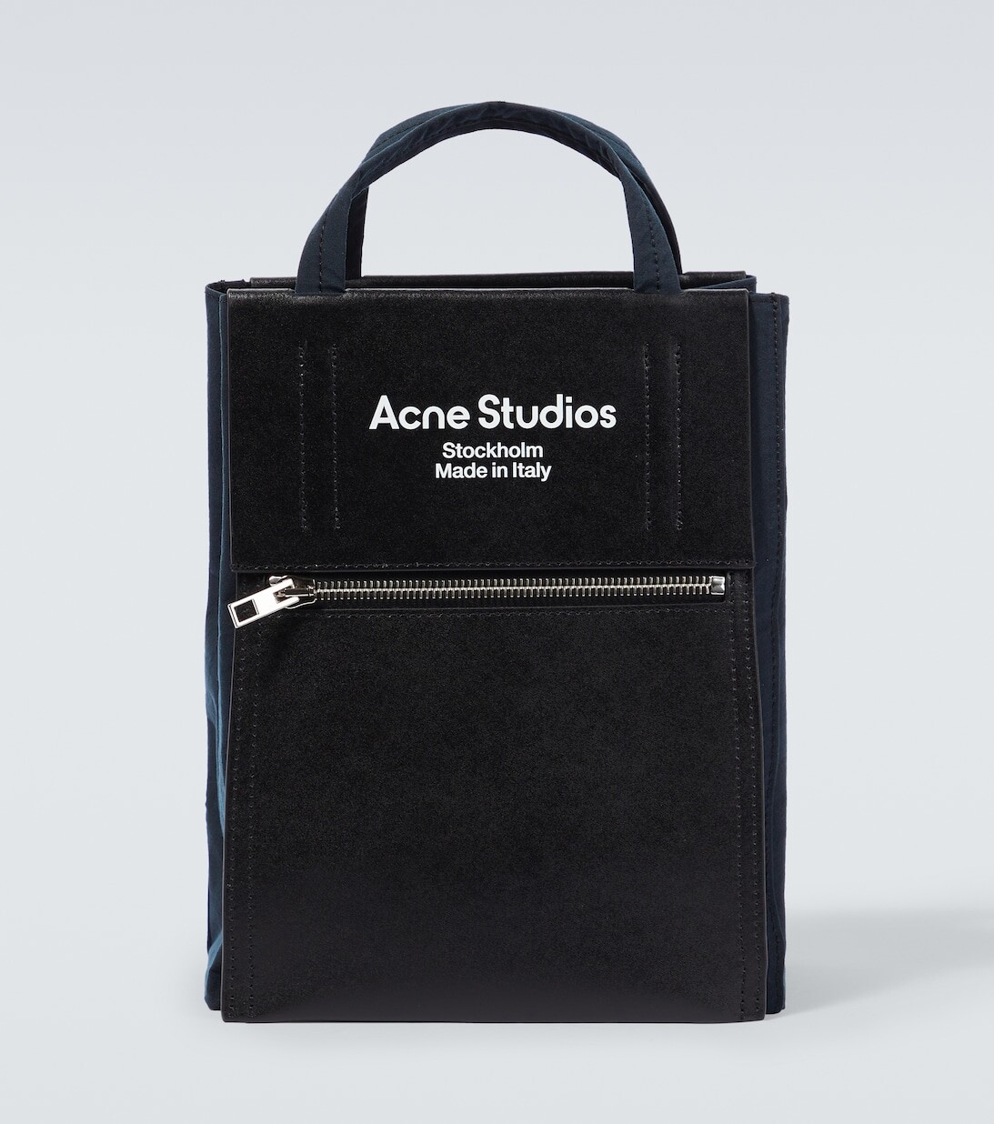 

Небольшая нейлоновая сумка-тоут Acne Studios, черный