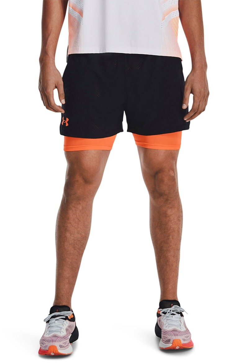 

Спортивные шорты Vanish с логотипом и дизайном 2-в-1 Under Armour, черный