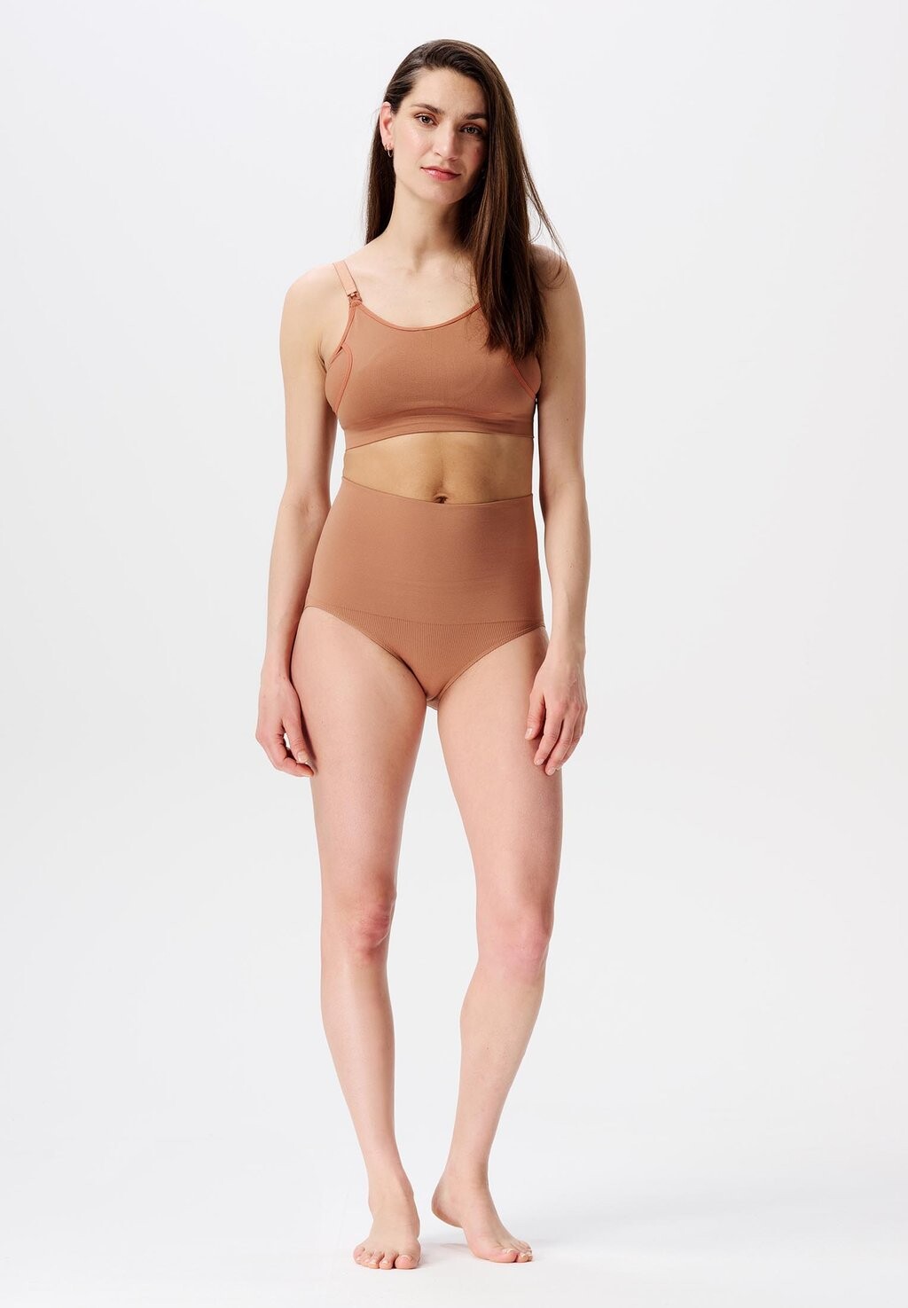 Корректирующее белье NOPPIES MATERNITY ESSENTIALS SEAMLESS BRIEFS LEE POST PARTUM SENSIL BREEZE, цвет hazel