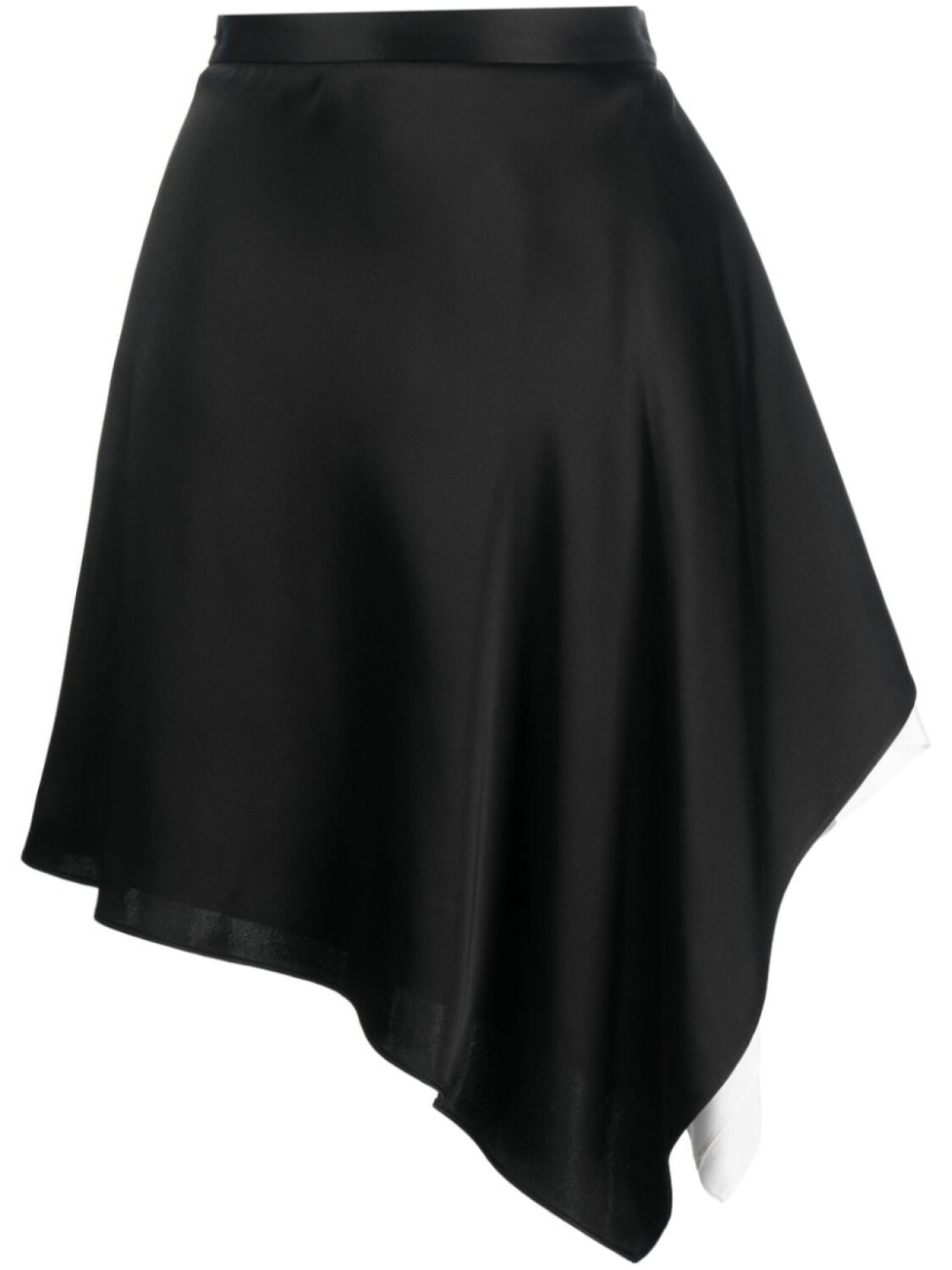 

Ports 1961 атласная мини-юбка асимметричного кроя, черный