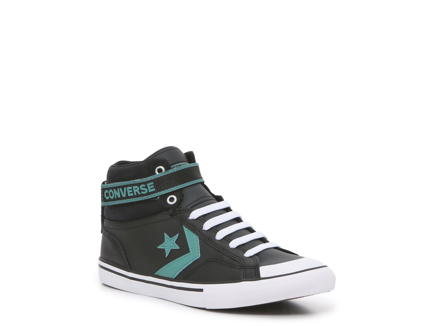 

Высокие кеды Pro Blaze - Детские Converse, черный/зеленый