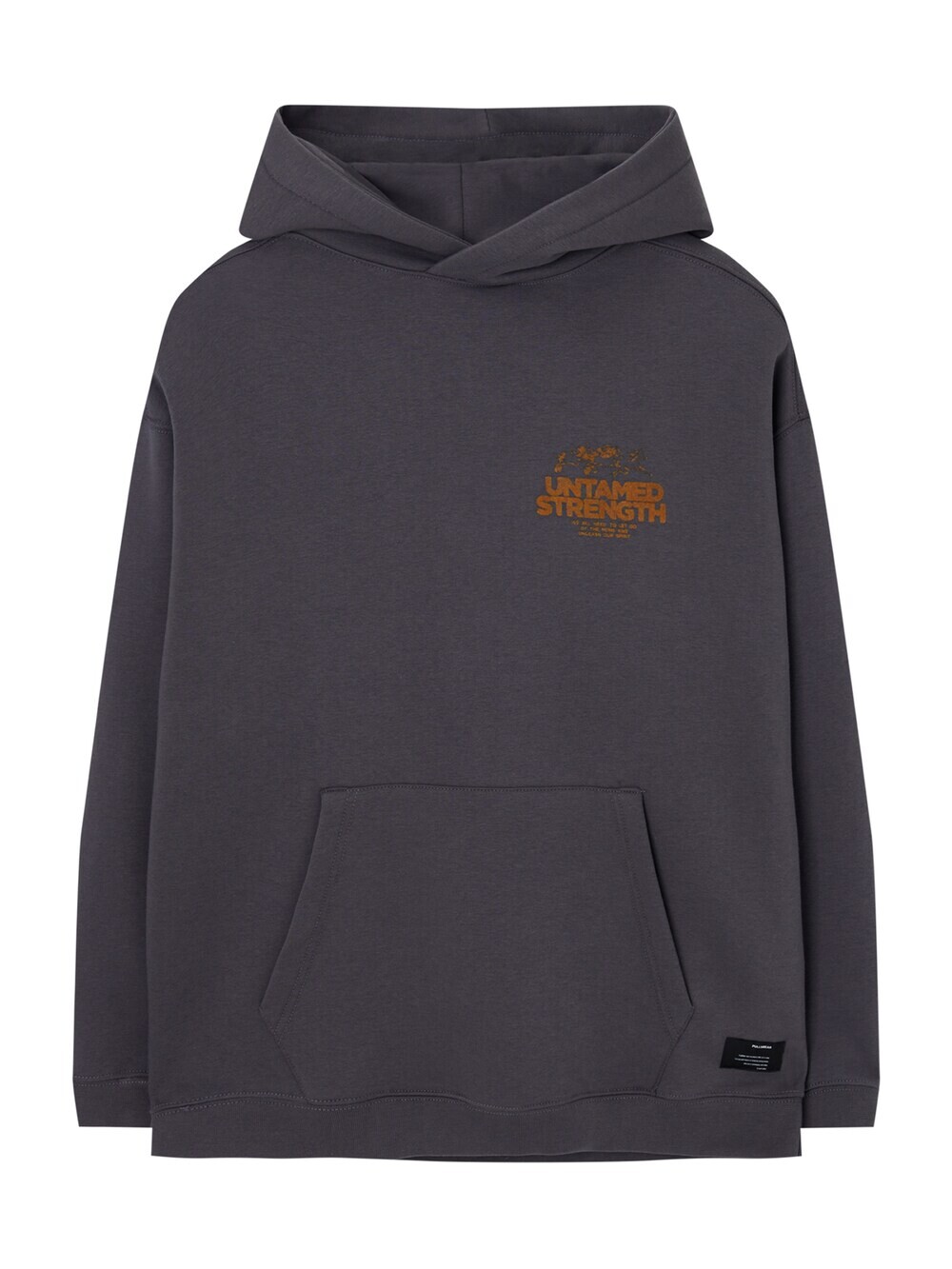 

Толстовка Pull&Bear UNTAMED STRENGTH, темно-серый