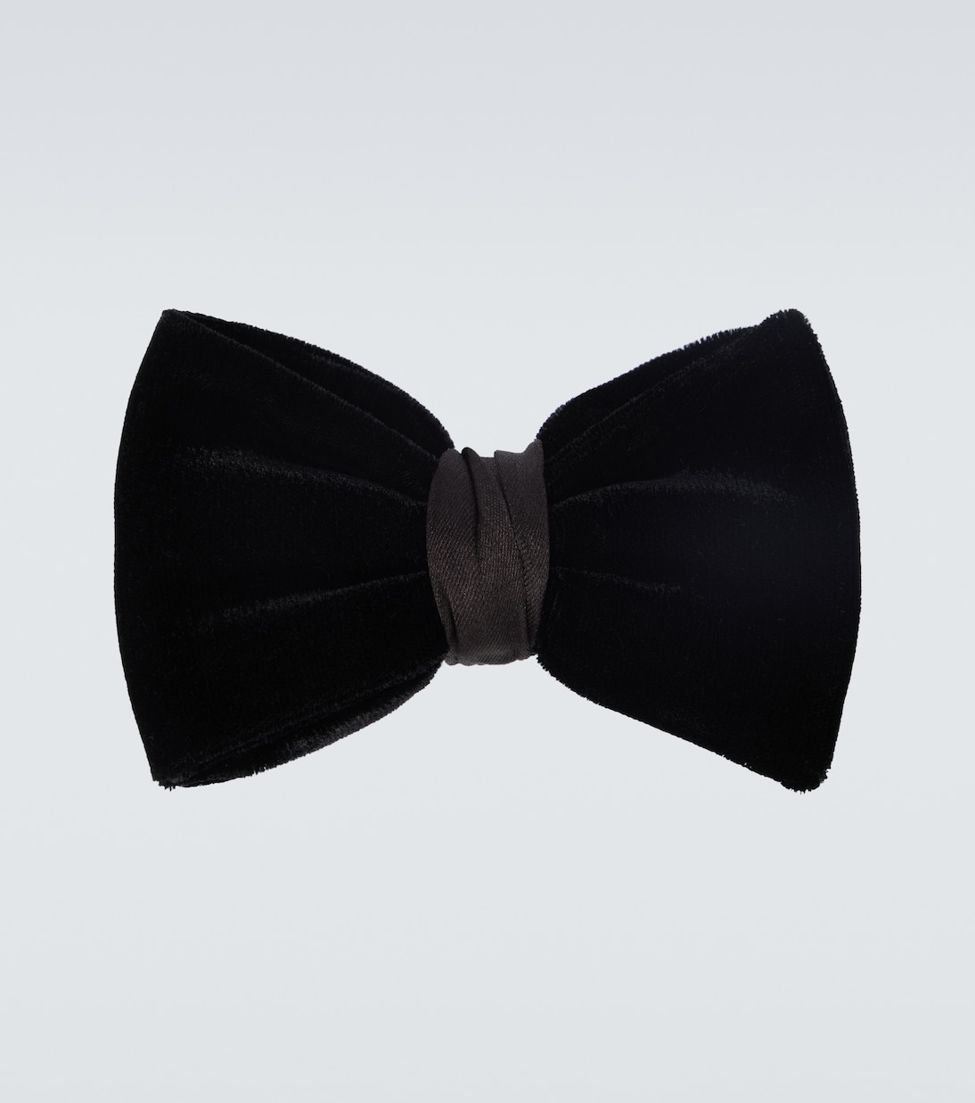 Бархатный галстук-бабочка Giorgio Armani, черный