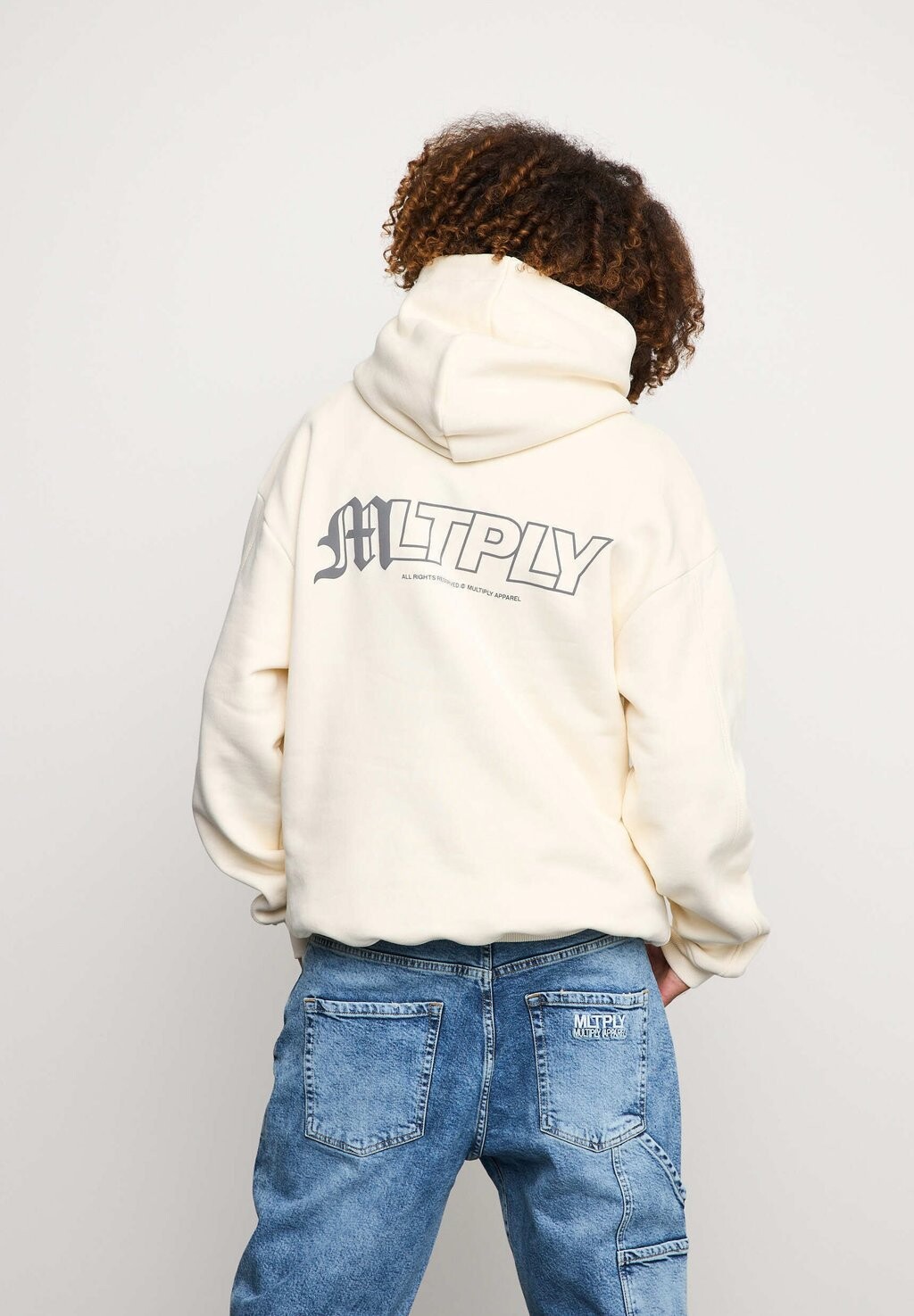 

Толстовка с капюшоном COURT Multiply Apparel, кремовый
