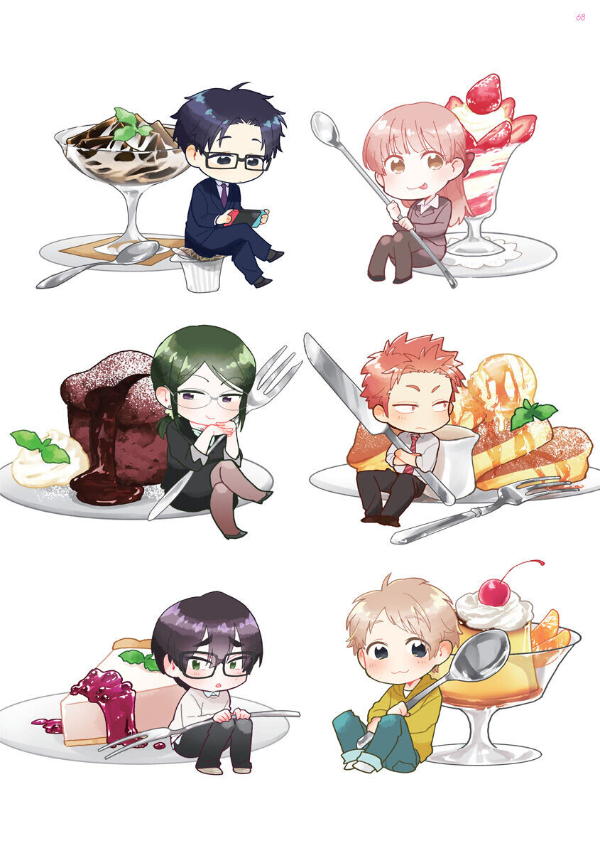 

Манга Wotakoi: Love Is Hard for Otaku Official Art Works Art Book