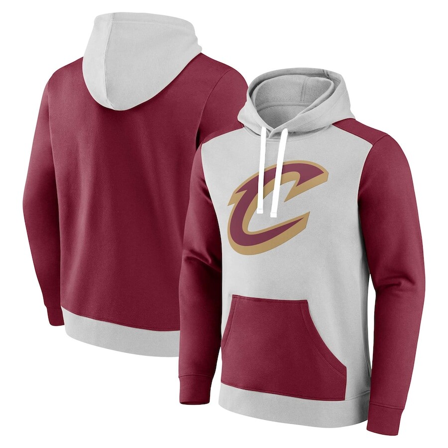 

Пуловер с капюшоном Fanatics Branded Cleveland Cavaliers, серый
