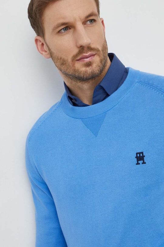 

Хлопковый свитер Tommy Hilfiger, синий