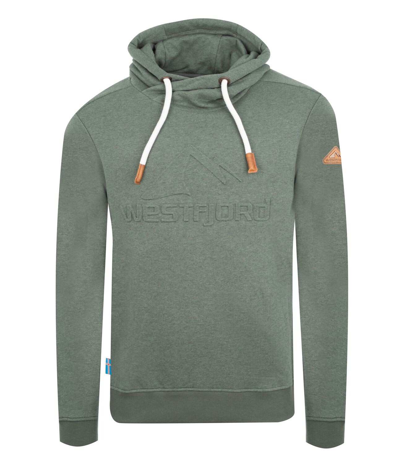 Толстовка Westfjord Kapuzenpulli Hoodie Askja, хаки