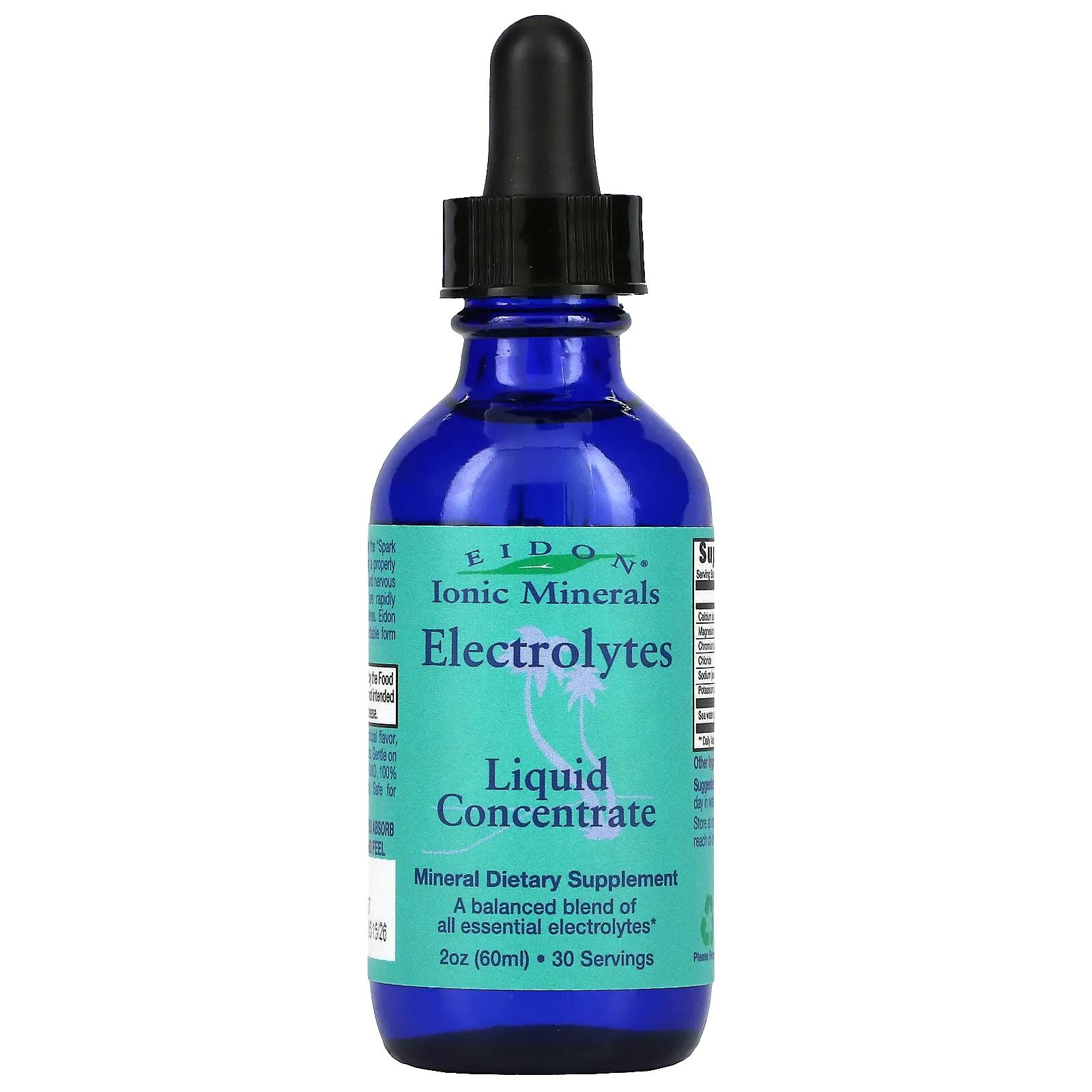 Eidon Mineral Supplements Electrolytes Liquid Concentrate 2 fl. oz. (60 ml.)