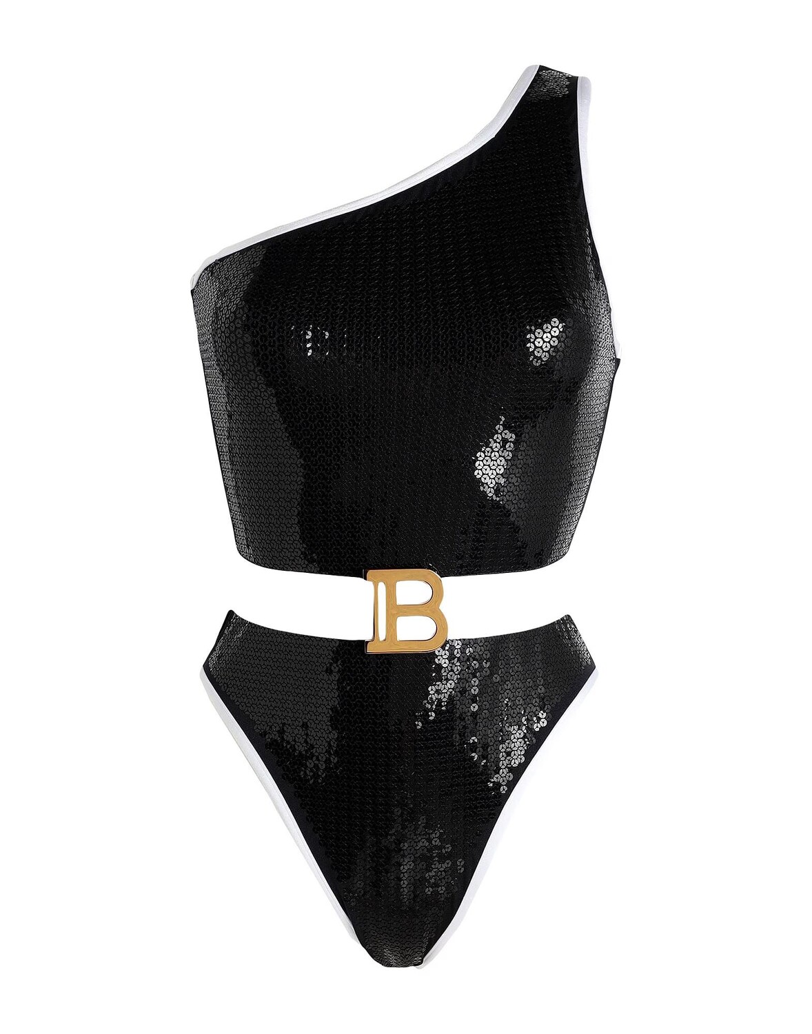 

Цельный купальник Balmain, черный