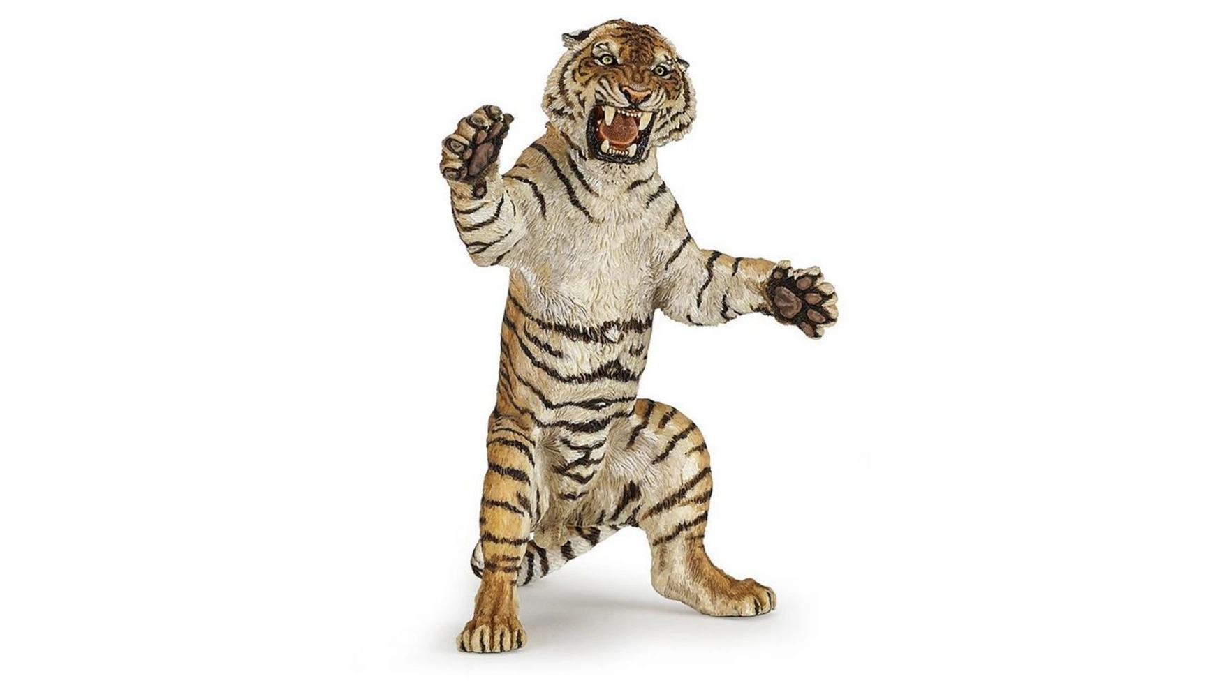 Стоящий тигр, 12 см Papo цена и фото