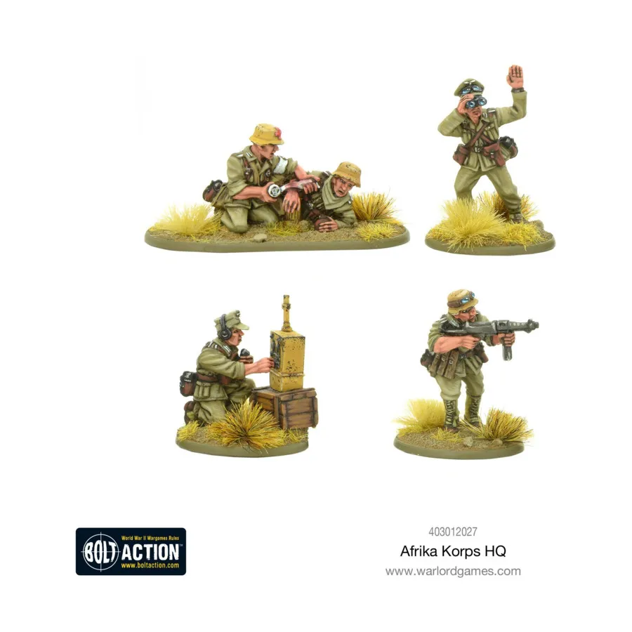 

Штаб Африканского корпуса, Bolt Action - German - Afrika Korps (28mm)