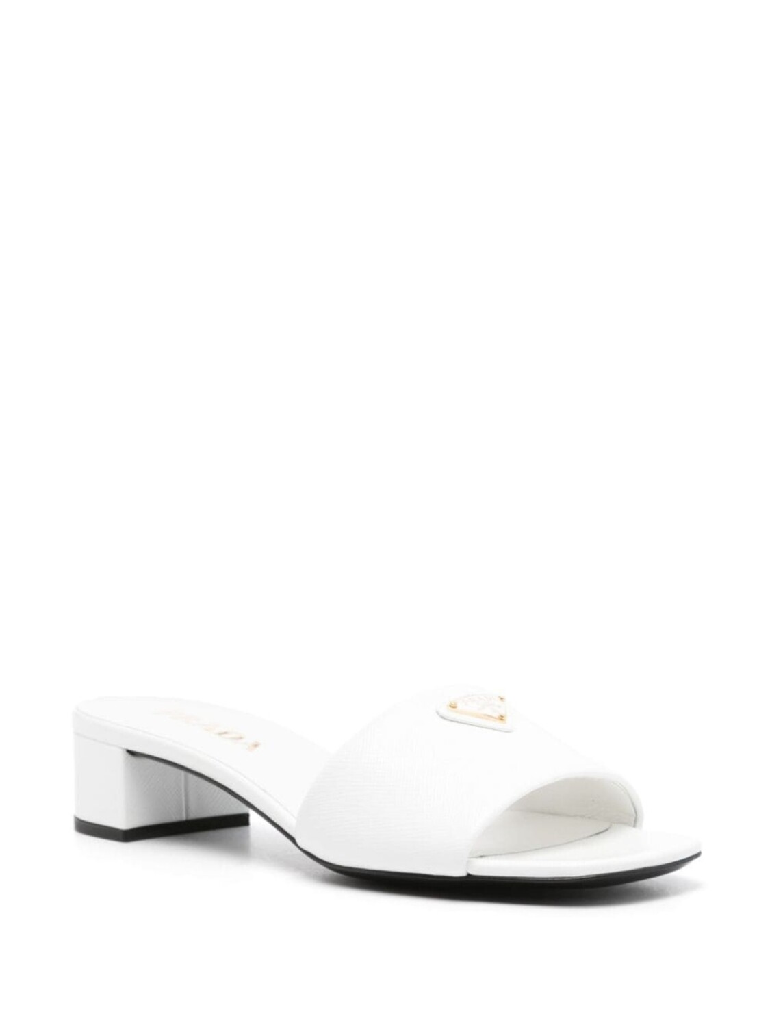 

Сандалии из кожи Prada 35 мм, белый