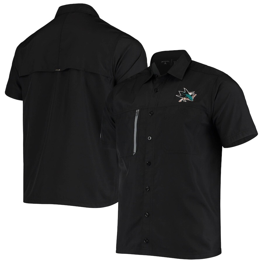 

Рубашка Antigua San Jose Sharks, черный