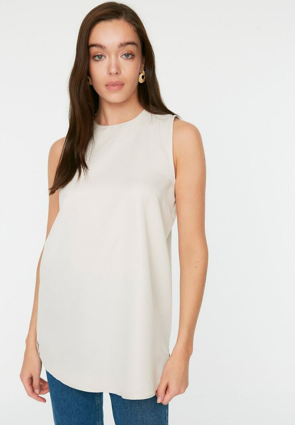 

Топ Trendyol Modest, бежевый