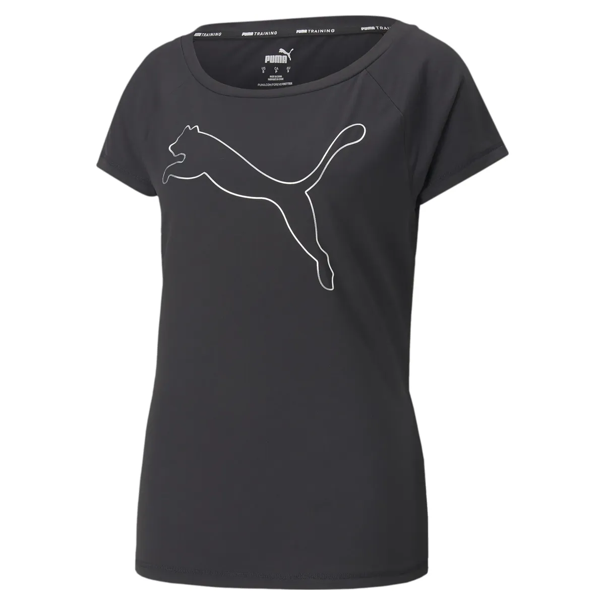 

Тренировочная футболка PUMA "TRAIN FAVORITE JERSEY CAT TEE", цвет Puma Black