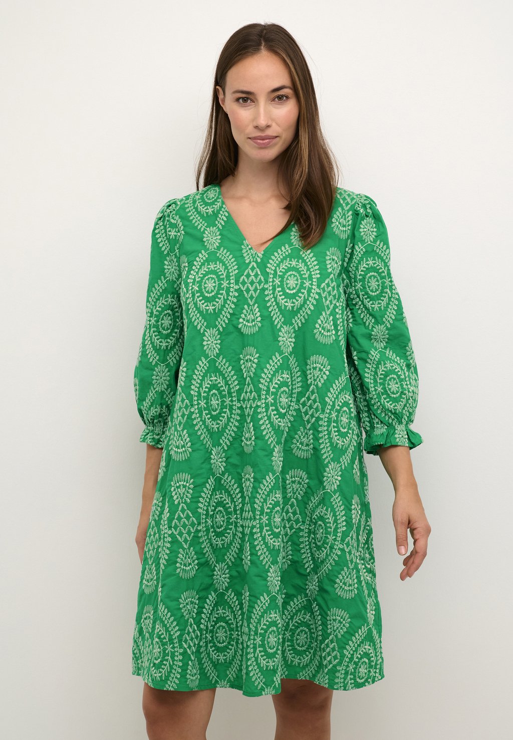 Дневное платье CUTIA Culture, цвет holly green