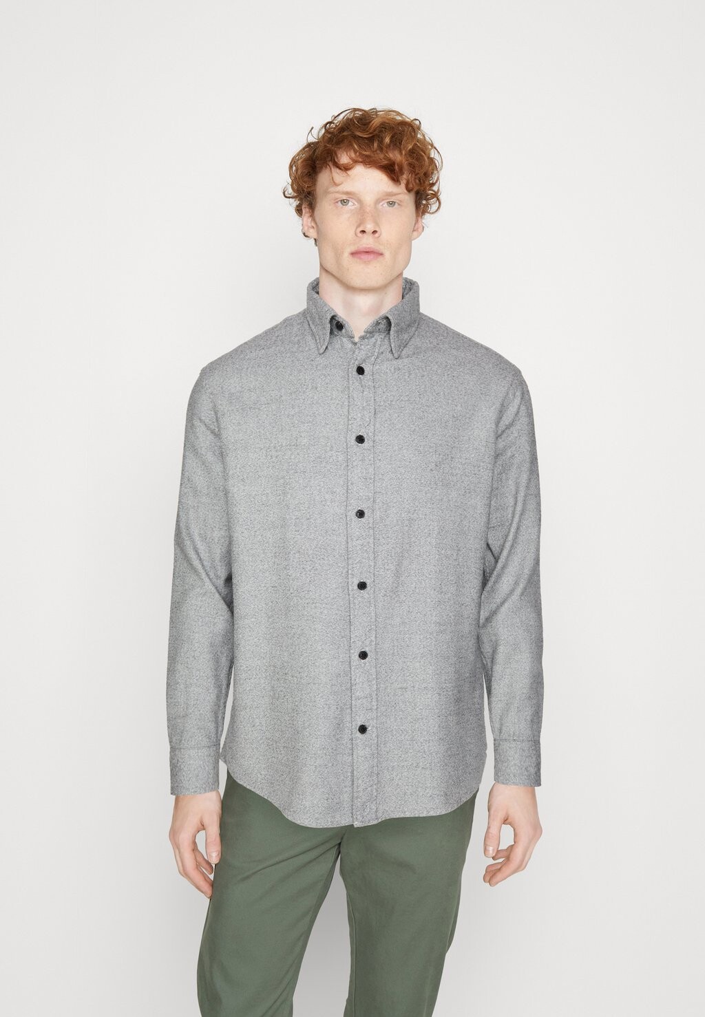 

Рубашка REGOWEN TWIST Selected Homme, цвет grey