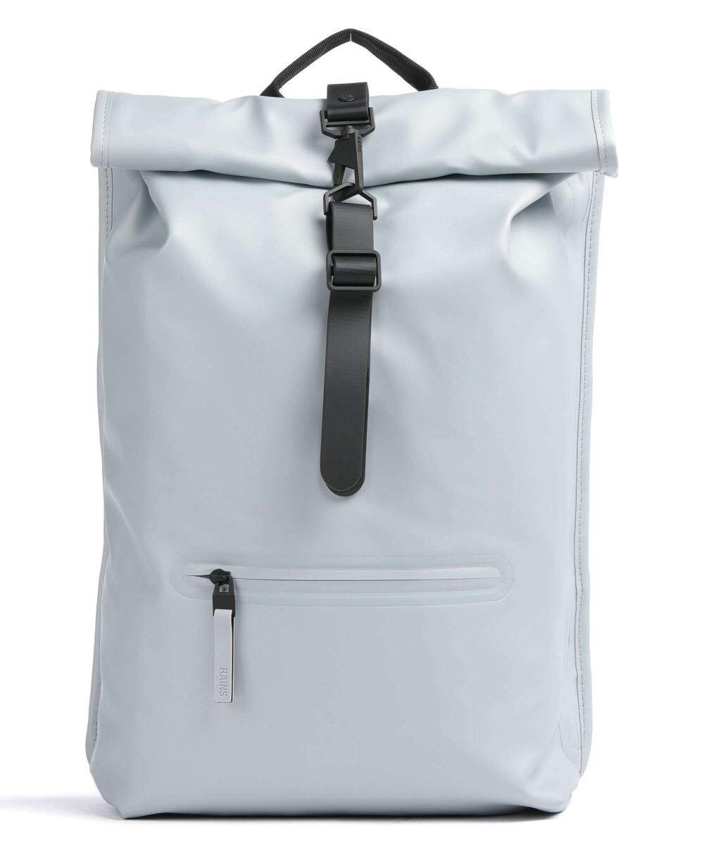 

Рюкзак Rolltop полиуретан, полиэстер Rains, серый