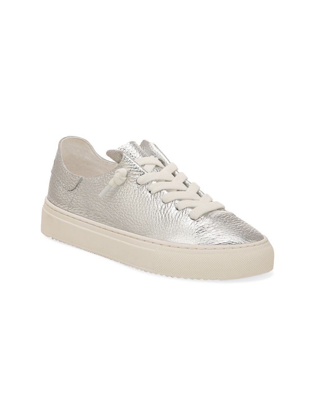 

Кроссовки Little Girl из зернистой кожи с изображением мака Sam Edelman, серебряный