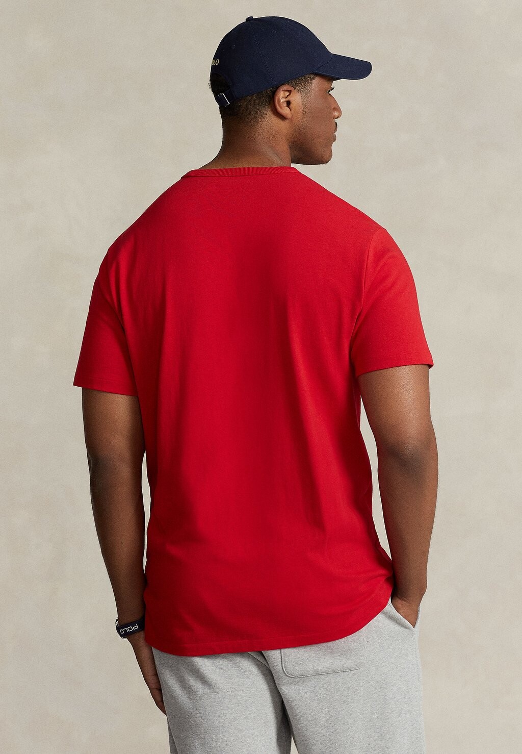 

Базовая футболка КОРОТКИЙ РУКАВ Polo Ralph Lauren Big & Tall, красный