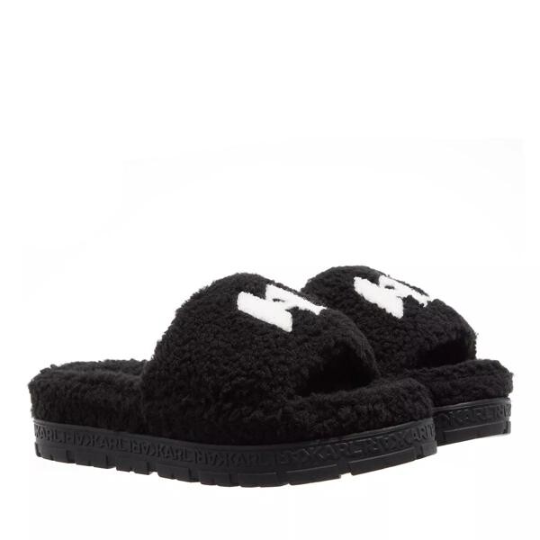 

Сандалии salon tred monogram slide black synth Karl Lagerfeld, черный