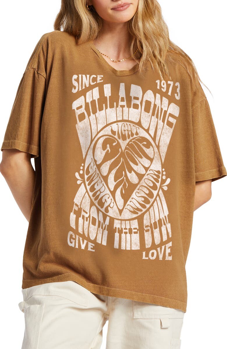 

Oversize-футболка из хлопка с рисунком From the Sun BILLABONG