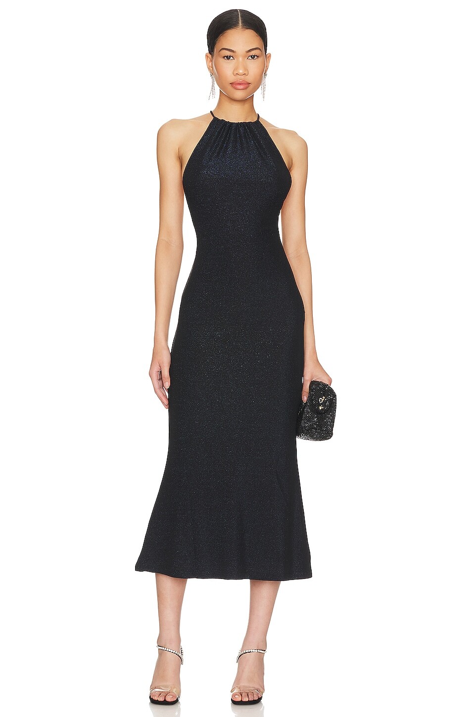 

Платье MISHA x REVOLVE Elspeth Sparkle Slinky, цвет Midnight Blue