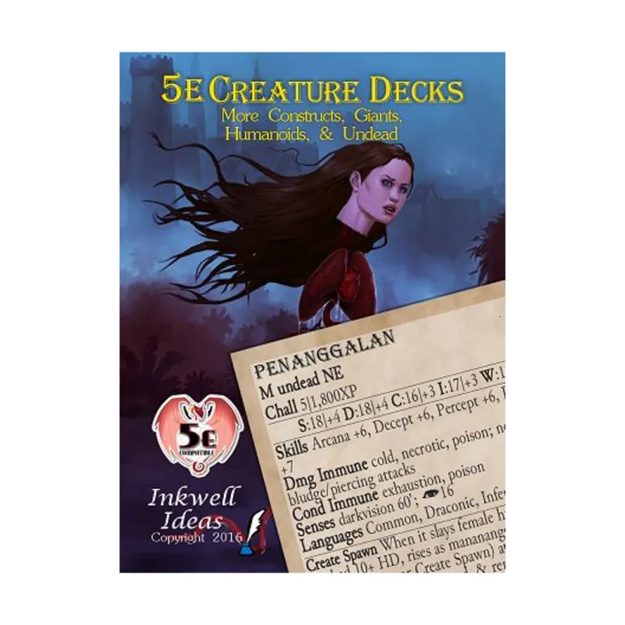 

Бокс-сет Creature Deck - More Constructs, Giants, Humanoids & Undead, Creature & Encounter Decks - Dungeons & Dragons 5th Edition