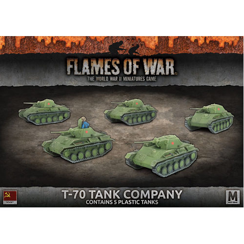 Фигурки Flames Of War: T-70 Tank Company